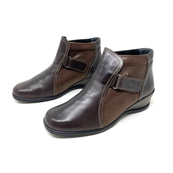 Spring Step Andrea Brown Leather Boots - Picture 3 of 9